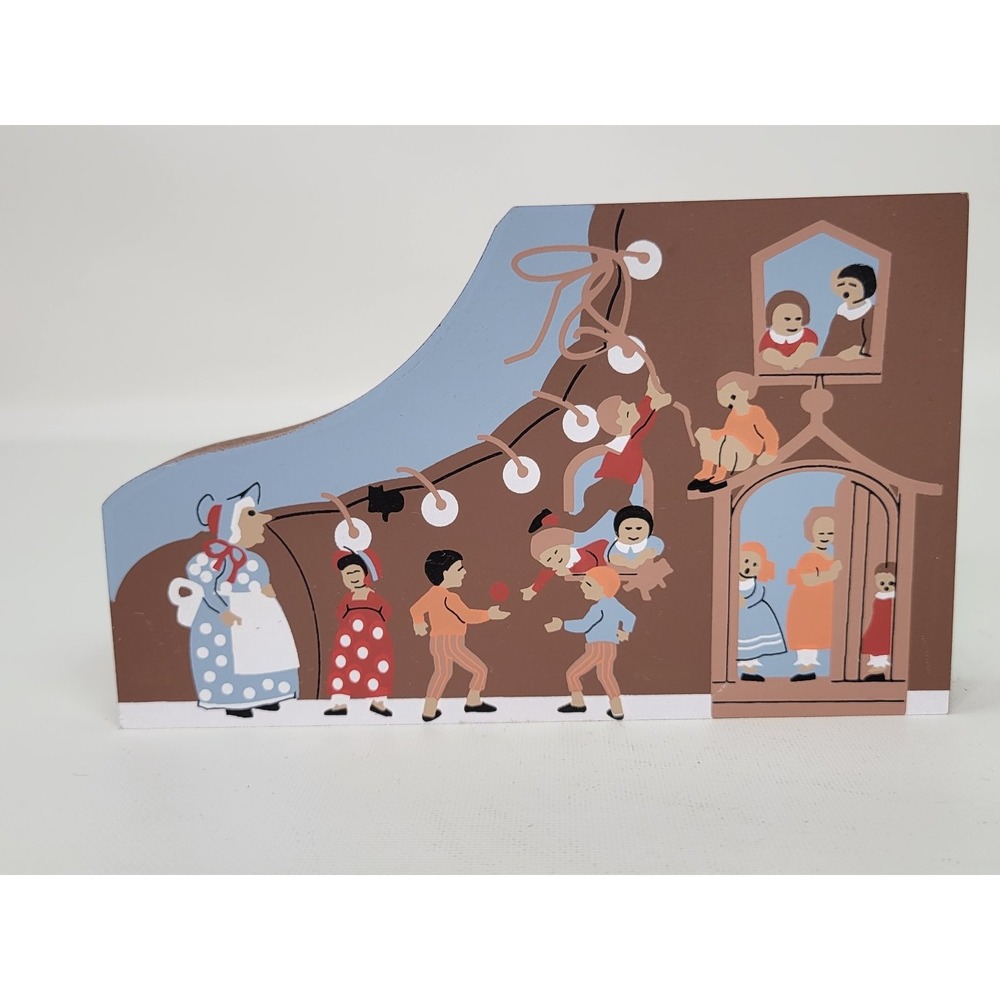 Cat's‎ Meow Old Woman In Shoe Nursery Rhyme Collectible House 1994